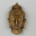 Buddha Solid Brass Mask  Wall Hanging 5.5"